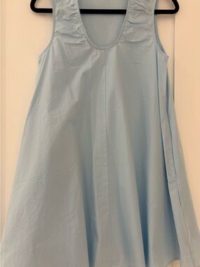 Commense 100% cotton light blue dress with tag.